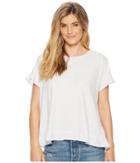 Mod-o-doc - Soft Spun Jersey Crossover Back Top W/ Flounce