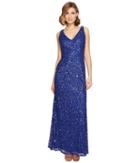 Adrianna Papell - Sleevless Beaded Mermaid Gown