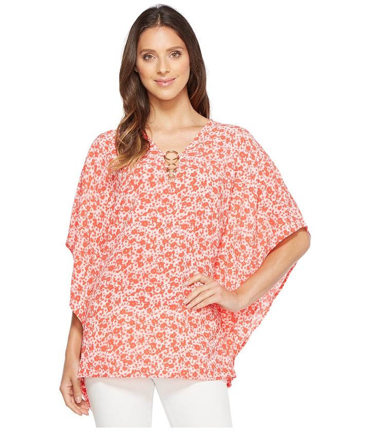 Michael Michael Kors - Lydia Ring Flutter Top