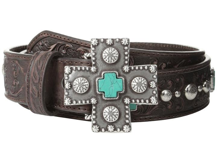 Ariat - Turquoise Cross Studded Belt