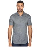 John Varvatos Star U.s.a. - Slim Fit Sport Shirt With Cuffed Short Sleeves W444s4l