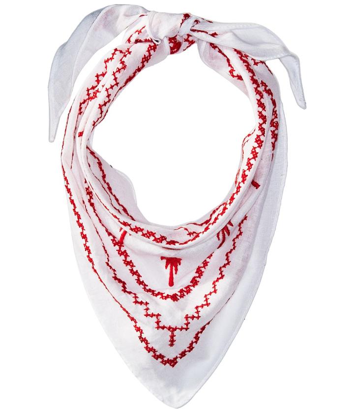 Steve Madden - Embroidered Palm Tree Neckerchief