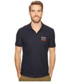 Lacoste - Short Sleeve 3 Stripe At Chest Croc Stretch Noppe Textured Pique Regular