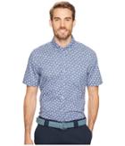 Vineyard Vines - Short Sleeve Floral Sketch Slim Murray