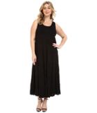Karen Kane Plus - Plus Size Tiered Maxi Dress