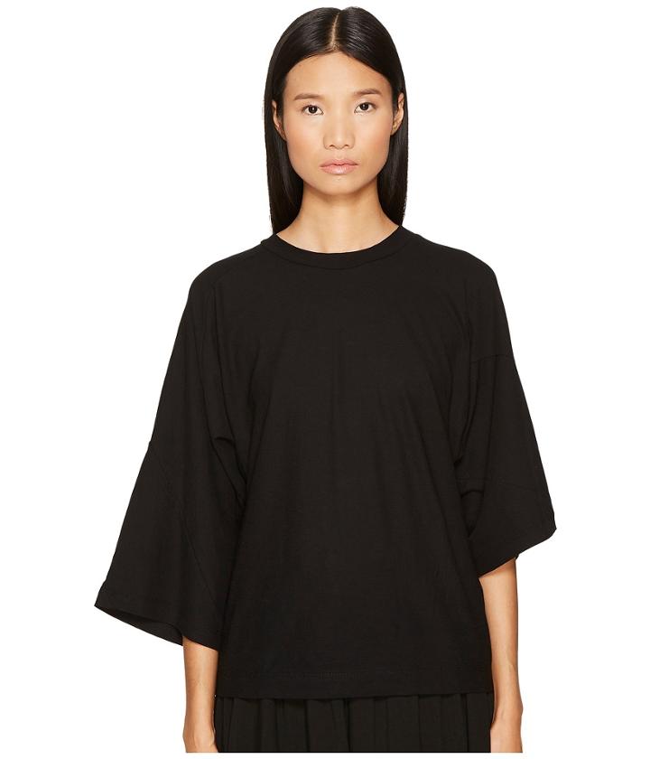Y's By Yohji Yamamoto - 3/4 Sleeve Twist Tee