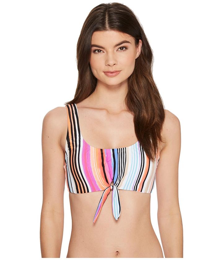 Kenneth Cole - Over The Rainbow Ots Crop Bikini Top