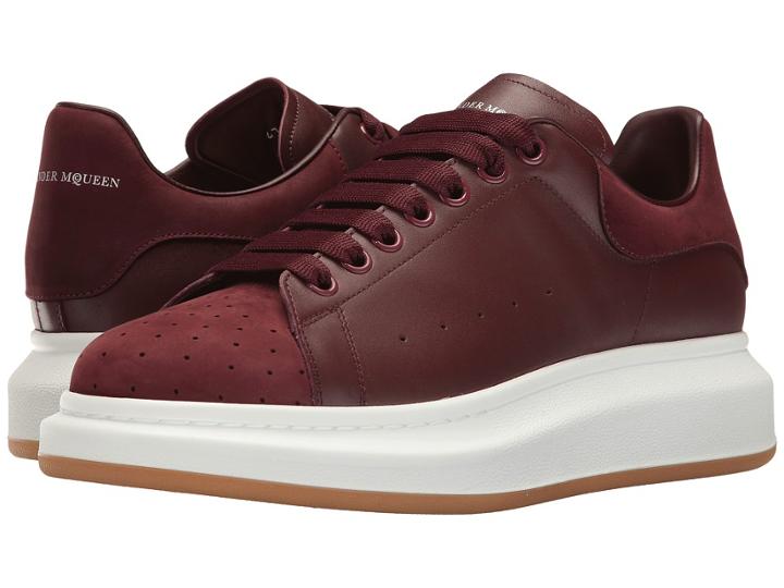Alexander Mcqueen - Leather Perforated Nubuck Sneaker