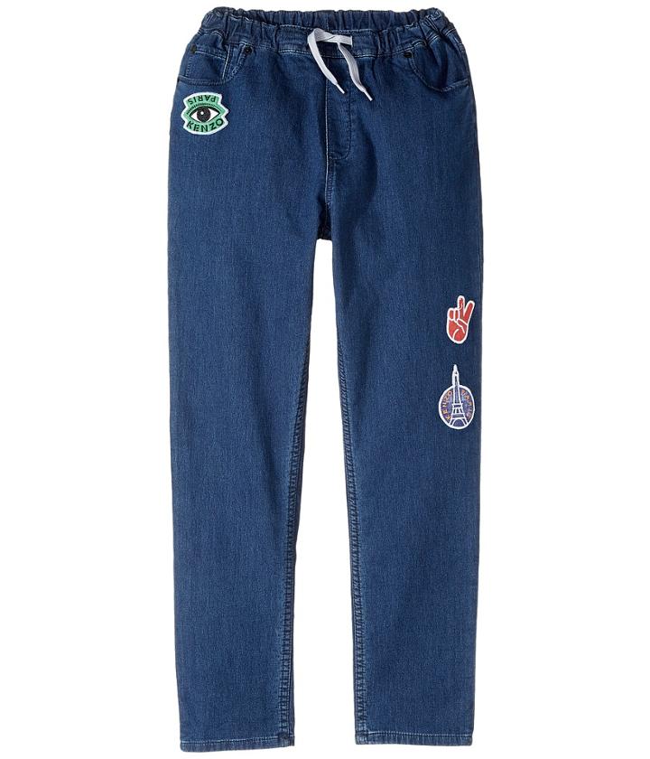 Kenzo Kids - Denim Emojis Pants