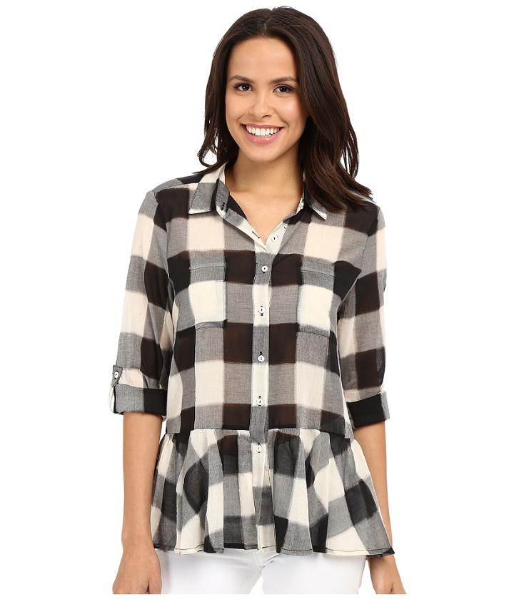 Dylan By True Grit - Sheer Buffalo Plaid
