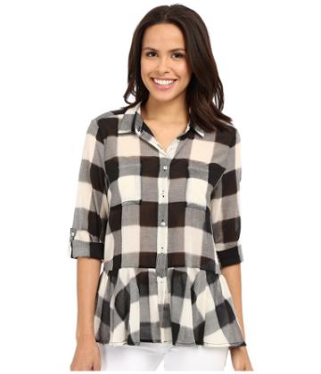 Dylan By True Grit - Sheer Buffalo Plaid