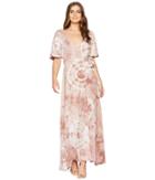 American Rose - Kiana Tie-dye Wrap Maxi Dress