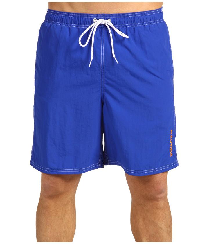 Nautica - Solid Nylon Boardshort