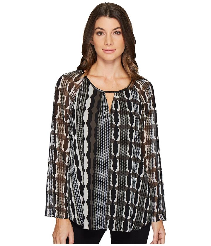Nic+zoe - City Plaid Top