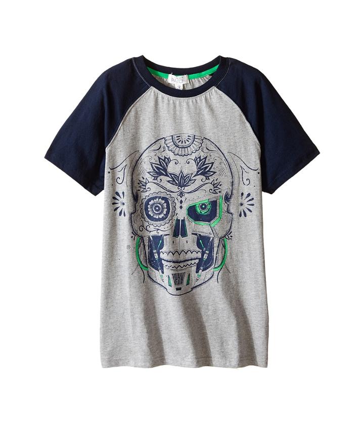 Pumpkin Patch Kids - Raglan Skull Tee