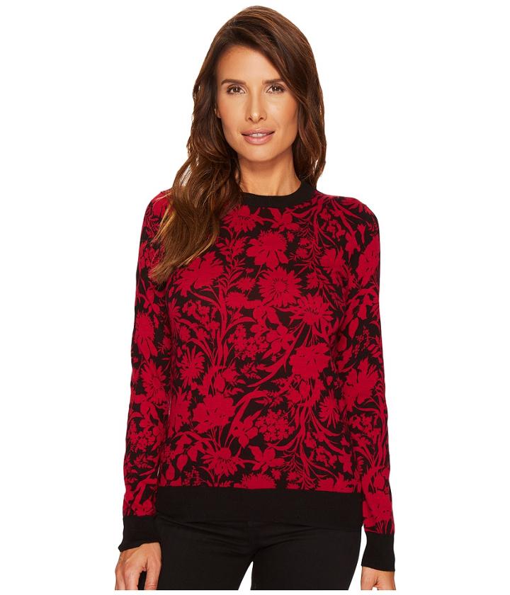 Michael Michael Kors - Garden Galore Print Sweater Top