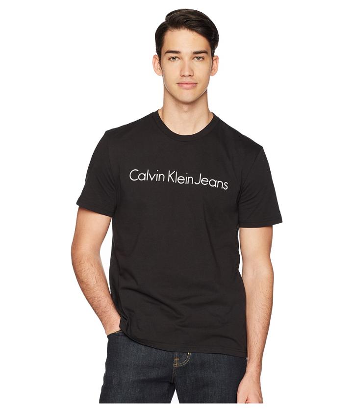 Calvin Klein Jeans - Hd Calvin Klein Jeans Logo Crew Neck Tee