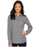 Fdj French Dressing Jeans - Check Shirt With Long Sleeve And Lace Detail