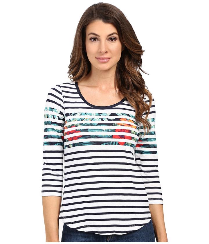 Tommy Bahama - Breton Blooms 3/4 Sleeve Tee
