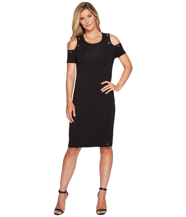 Ivanka Trump - Cotton/modal Cold Shoulder Midi Dress