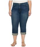 Nydj Plus Size - Plus Size Dayla Wide Cuff Capris In Oak Hill