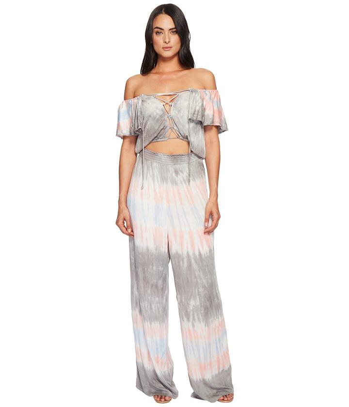 Green Dragon - Miami Tie-dye Greta Lace Front Jumpsuit