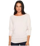 Michael Stars - Super Soft Madison Boat Neck 3/4 Dolman Sleeve Tunic