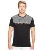 Calvin Klein - Mesh Print Logo Crew Neck T-shirt