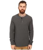 Original Penguin - Long Sleeve Slub Waffle Henley