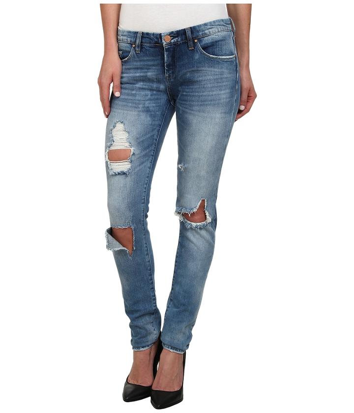 Blank Nyc Denim Distressed Skinny In Good Vibes