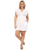 Lauren Ralph Lauren - Plus Size Cotton Farrah Dress Cover-ups