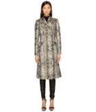 Just Cavalli - Snake Print Double Breasted Coat