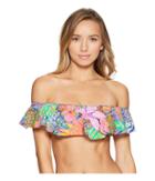 Trina Turk - Tropic Escape Off Shoulder Bandeau Top