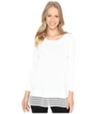 Calvin Klein - Crew Neck Sweater W/ Mesh Hem