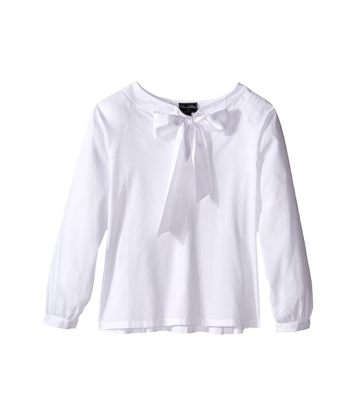 Oscar De La Renta Childrenswear - Cotton Bow Blouse
