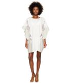 Jonathan Simkhai - Trimmed Lace Poncho Cover-up