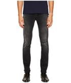 Versace Jeans - Distressed Grey Slim Fit Jeans In Black