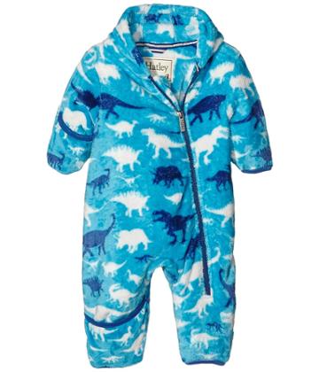 Hatley Kids - Silhouette Dinos Fuzzy Fleece Bundler