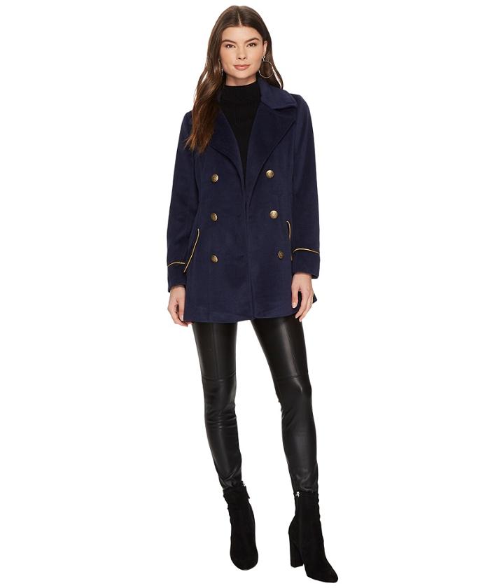 Jack By Bb Dakota - Carina Military Coat With Contrast Piping