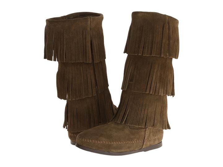 Minnetonka - 3 Layer Fringe Boot