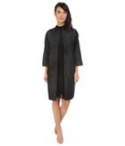 Adrianna Papell - Taffeta Long Dolamn Sleeve Jacket