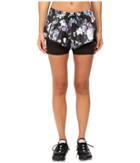 Adidas By Stella Mccartney - Run Dark Blossom 2-in-1 Shorts Ax7269