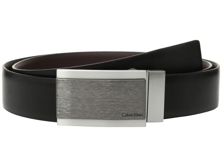 Calvin Klein - 32mm Reversible Feather Edge Panel Belt