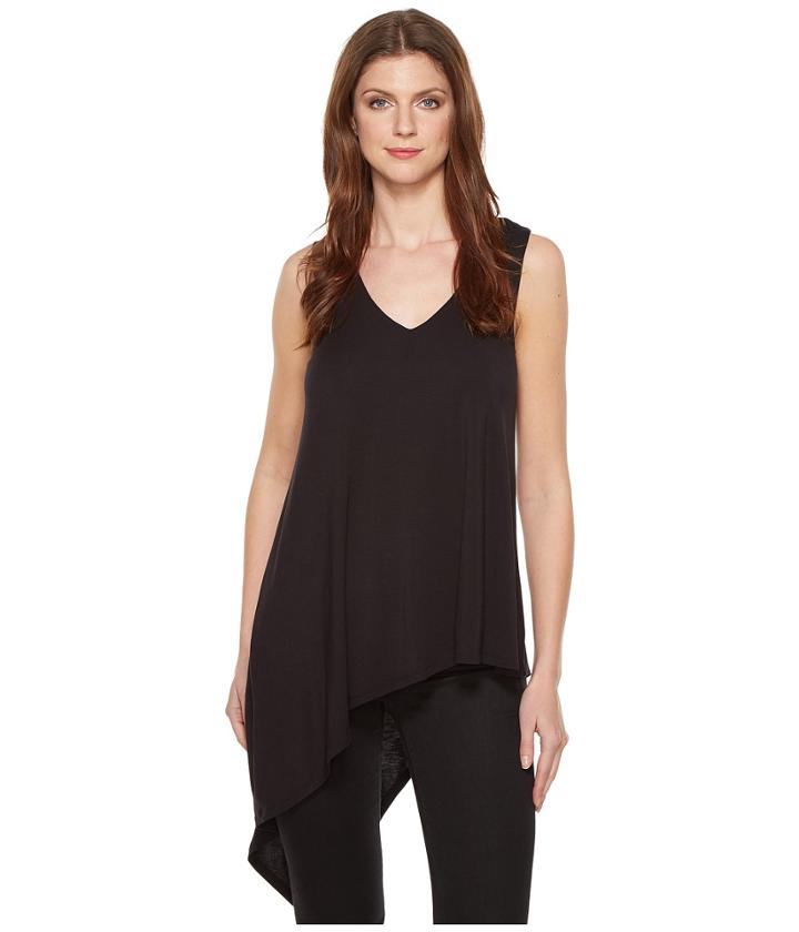 Heather - Asymmetrical V-neck Tank Top