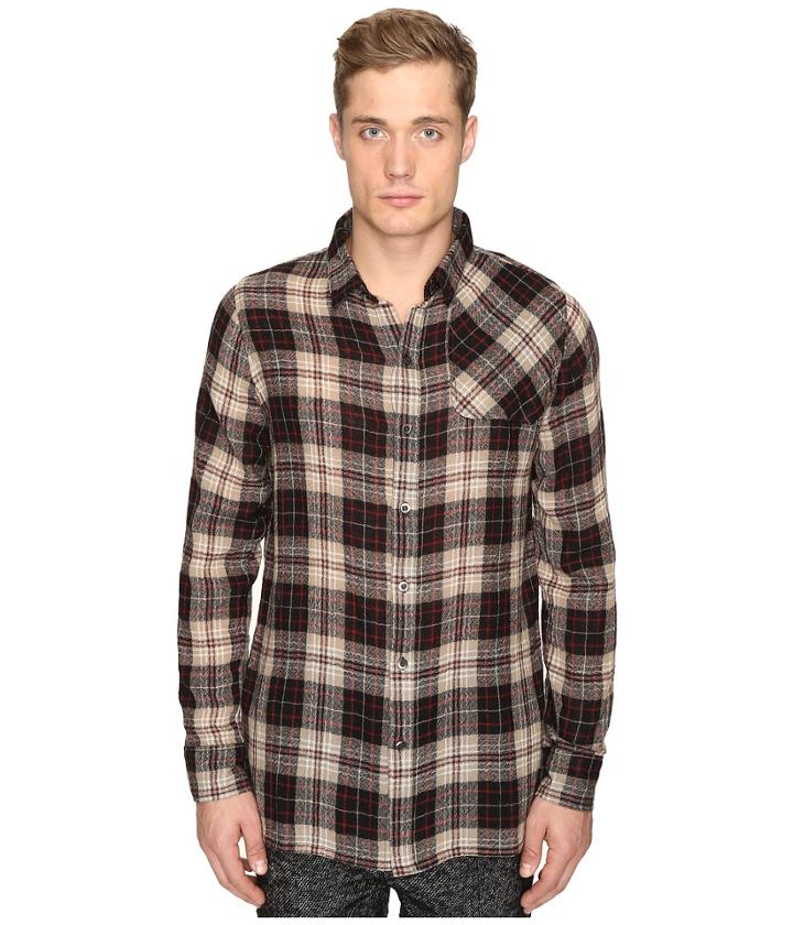 Matiere - Bowen Japanese Gauze Plaid Button Down Shirt