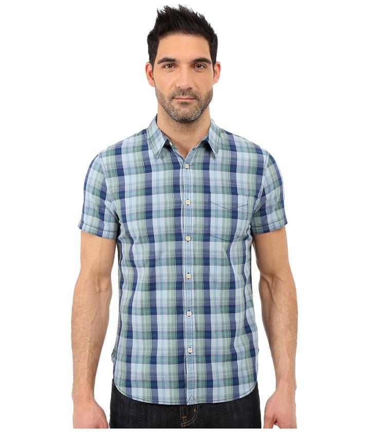Lucky Brand - Smart Military Plaid Shirt