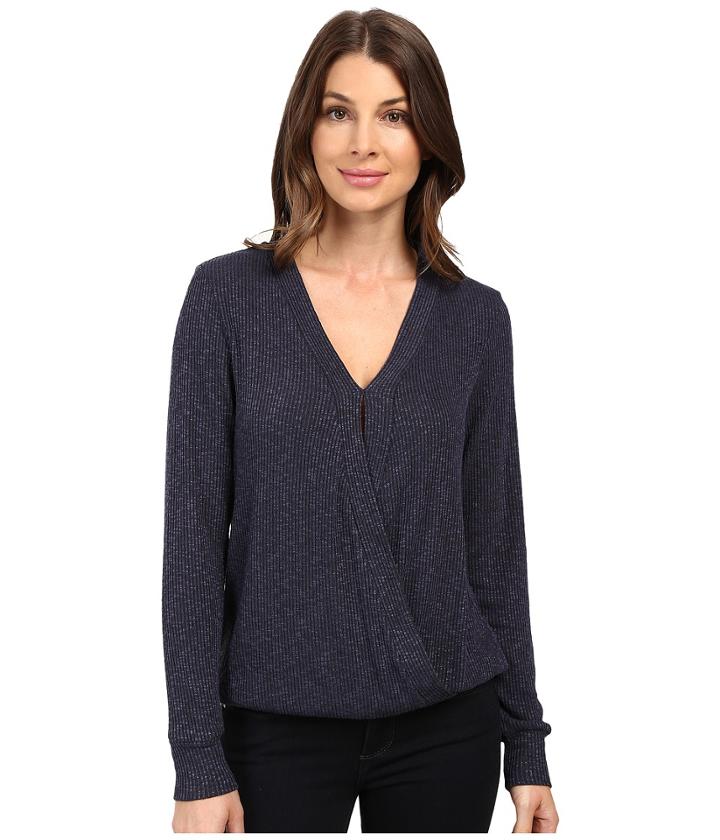 B Collection By Bobeau - Mavis Cross Front Knit Top