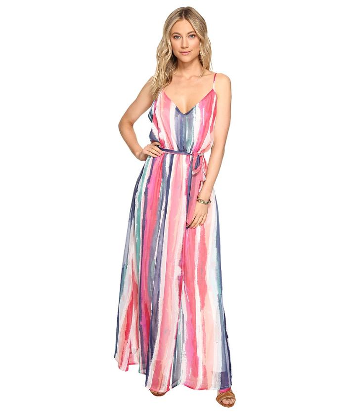 Jack By Bb Dakota - Joyner Printed Crinkle Chiffon Maxi Dress