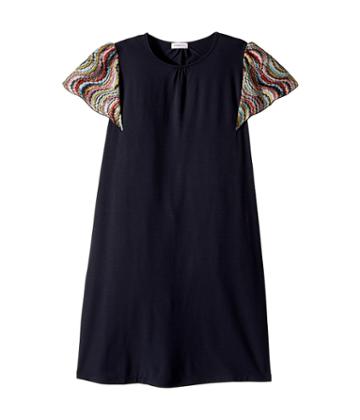 Missoni Kids - Jersey Dress W/ Lace Trim