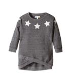 C&amp;c California Kids - French Terry Cross Front Boat Neck Top